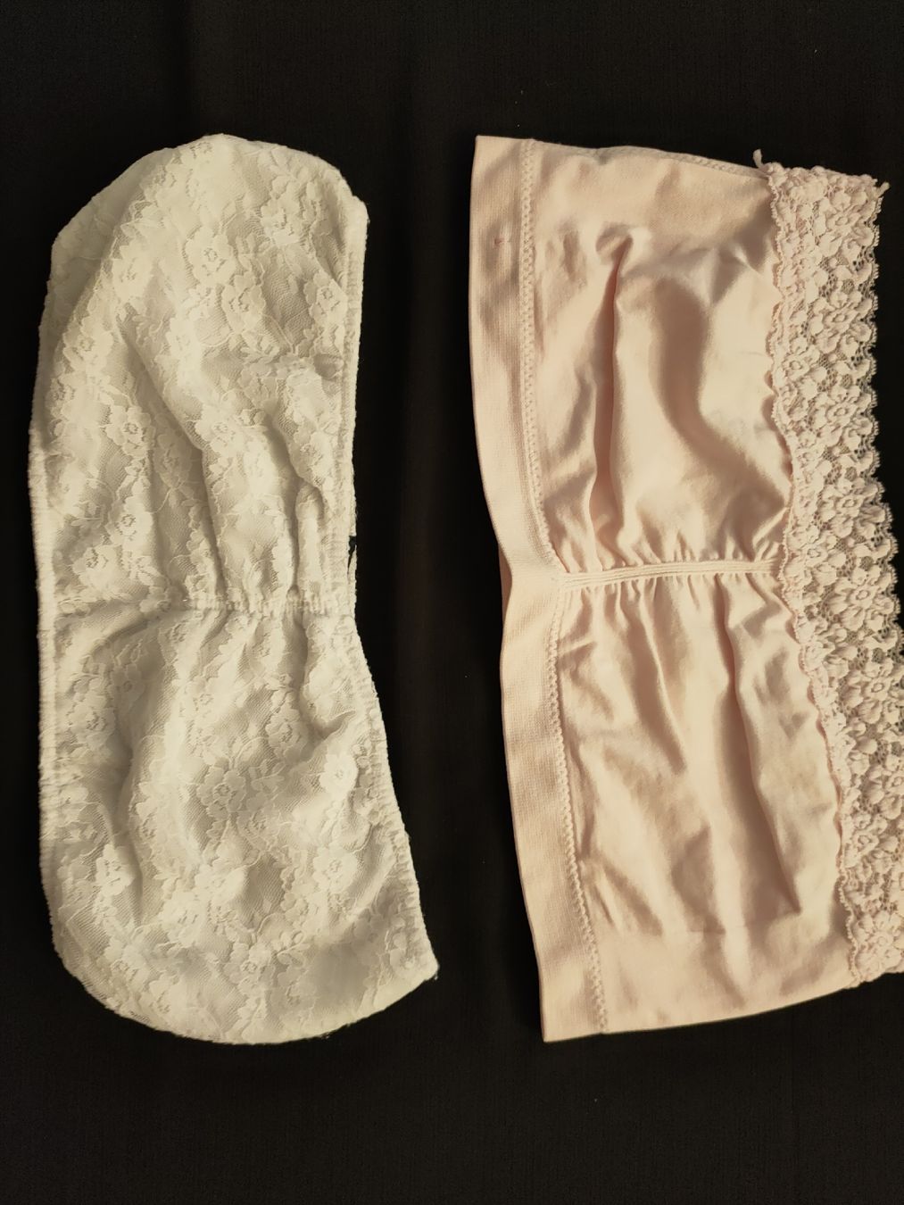 Top: Bustier Set, Weiss und Rosa mit Spitzen Grösse S / M – Nuovo (secondo la descrizione) da Gipf-Oberfrick venduto da minini 2