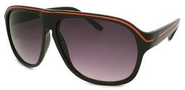 Retro Stripe Designer Sonnenbrille Grösse M SRT33-BKRD