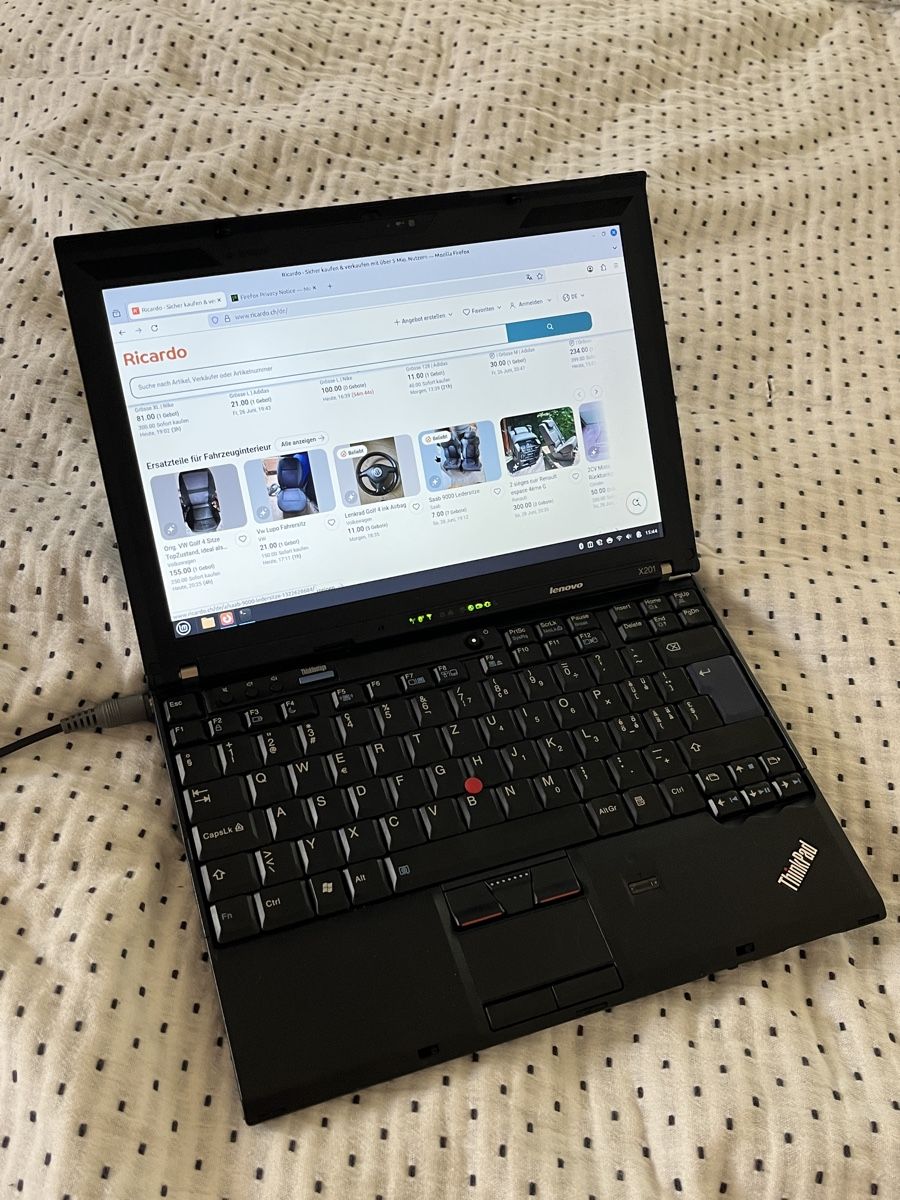 Lenovo Notebooks: Lenovo Thinkpad x201 – Gebraucht aus Vevey von Antoine9