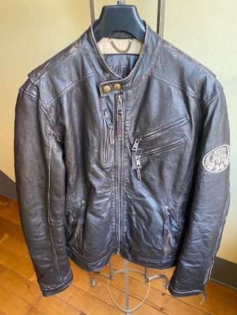 Lederjacke warm gefüttert