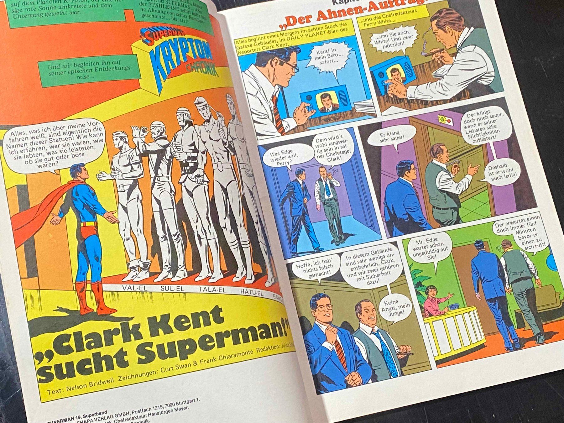 Fumetti: SUPERMAN 19. SUPERBAND 1.Auflage /DIN A4 – Usato da Zuerich venduto da SonderArt-Wertgut 2