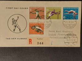 FDC FL 1956: Sportserie II