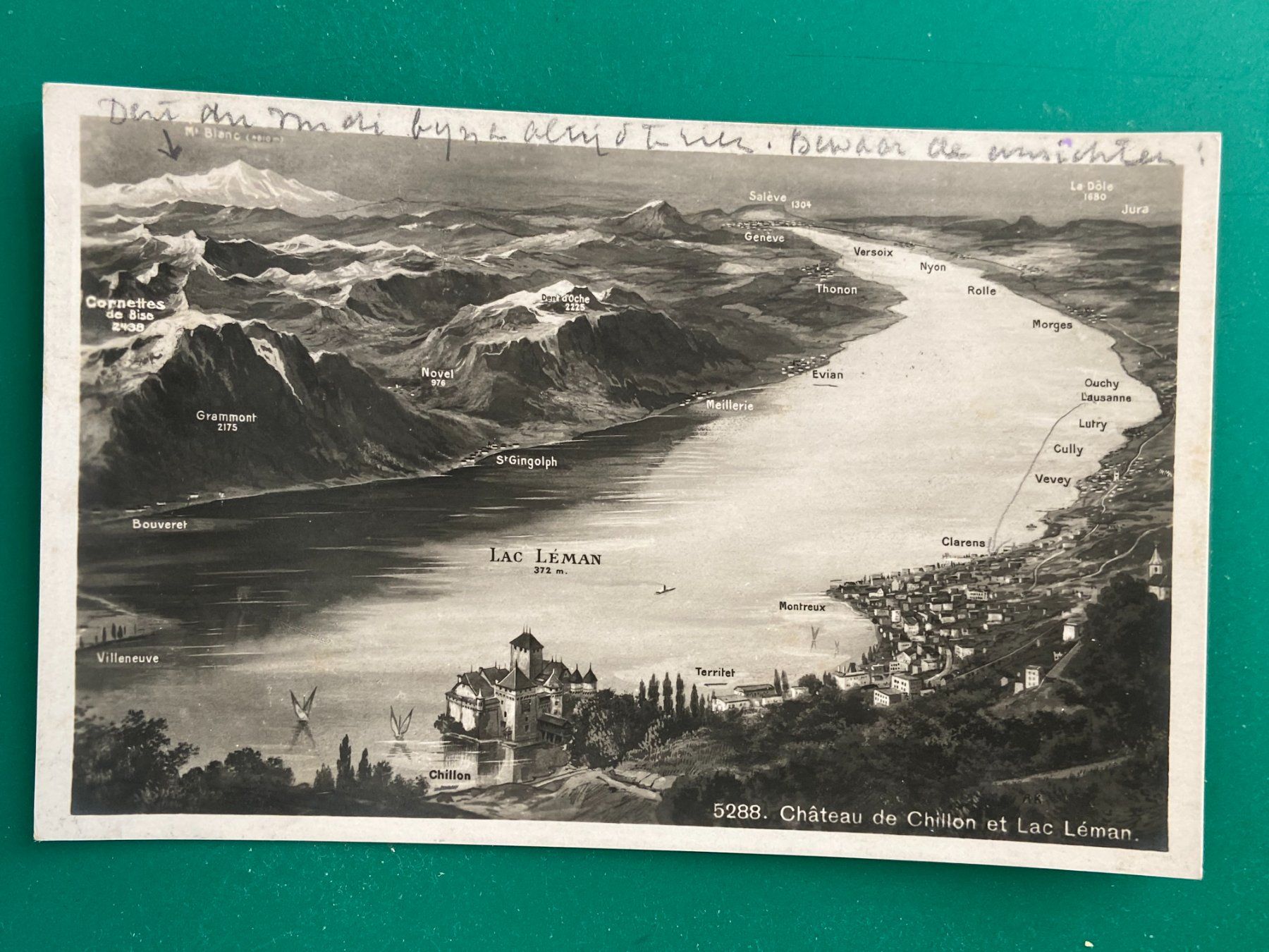 Cartoline postali: Château de Chillon et Lac Léman – Usato da Steg VS venduto da danwer74