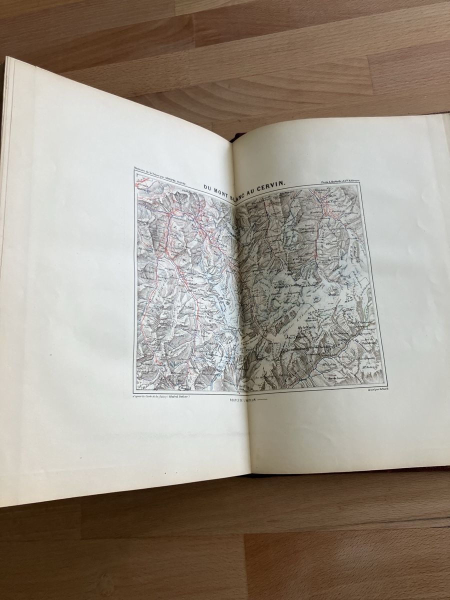 Libri: E. WHYMPER - Escalades dans les Alpes – Usato da Lausanne venduto da Willandco 4