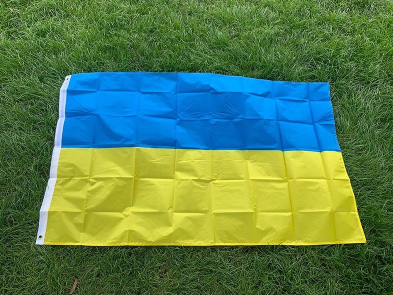Bandiere: 3x Flagge Ukrainisch - Drapeau Ukraine – Nuovo e nell'imballaggio originale da Bussigny venduto da NATURALO 2