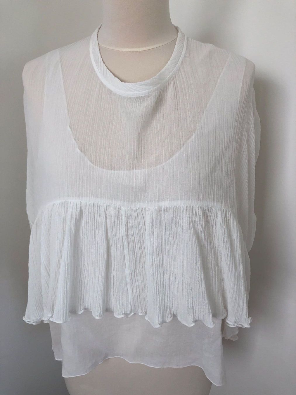 Chloé Blusen: org. Chloé Bluse im Lagenlook – Gebraucht aus Meggen von stella195