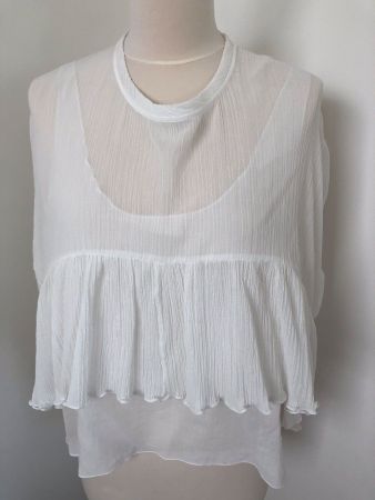 org. Chloé Bluse im Lagenlook