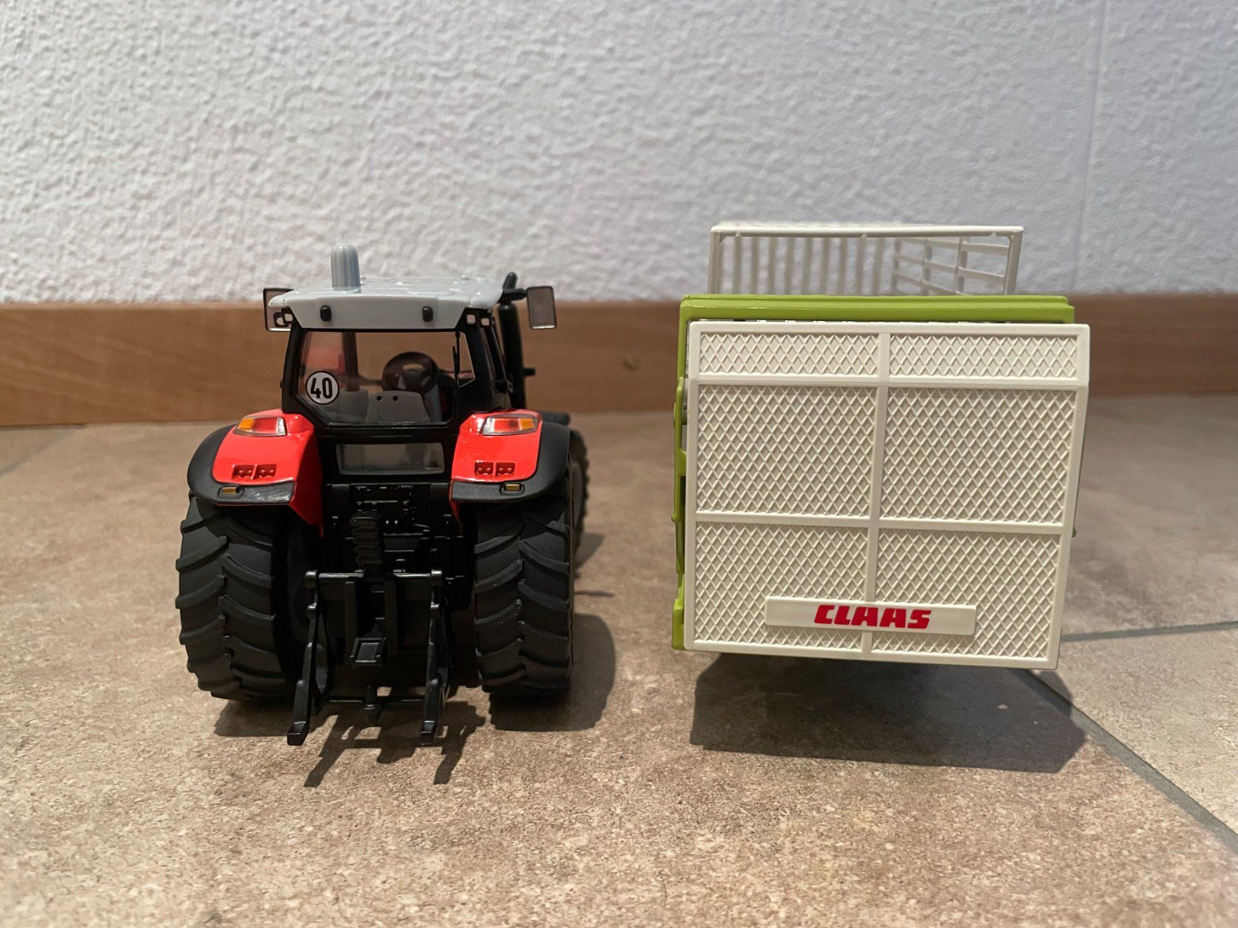 Same Traktoren: SIKU Same Iron 110 mit Claas Ladewagen – Neu und originalverpackt aus Kreuzlingen von Stefan1150 3