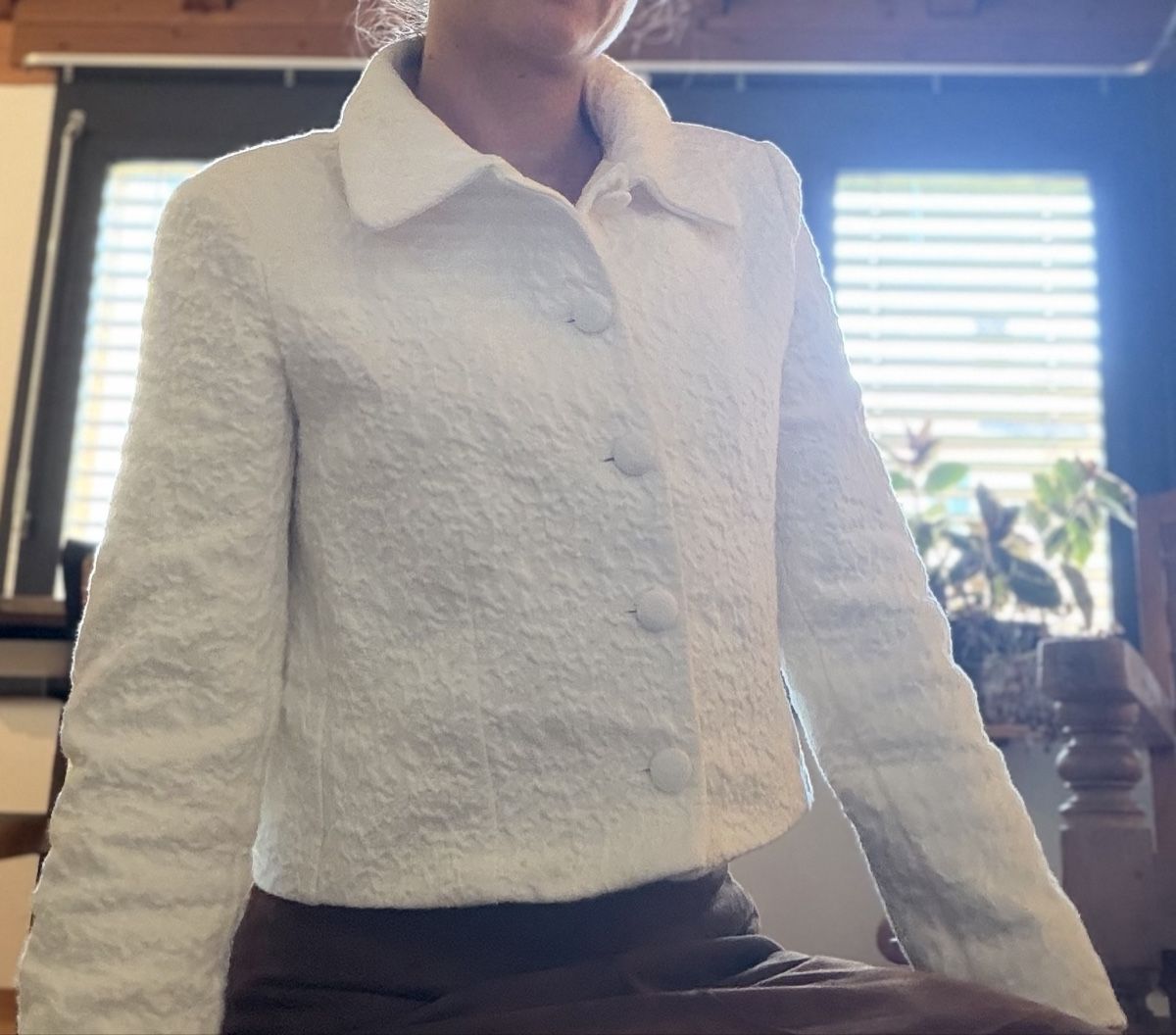 Mango Giacche: Mango blazer white textured – Usato da Zürich venduto da FStewart 1