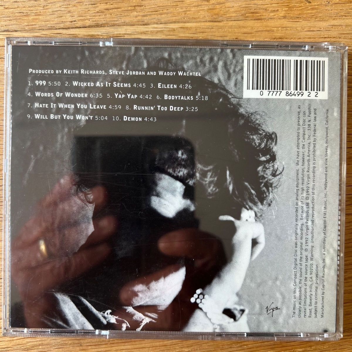 CDs: Keith Richards - Main Offender / CD - 1. US-Press. 1992 – Gebraucht aus Gais von soundcave57 1