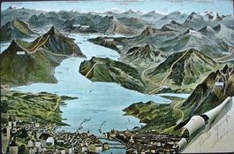 LUZERN Panorama Vierwaldstättersee