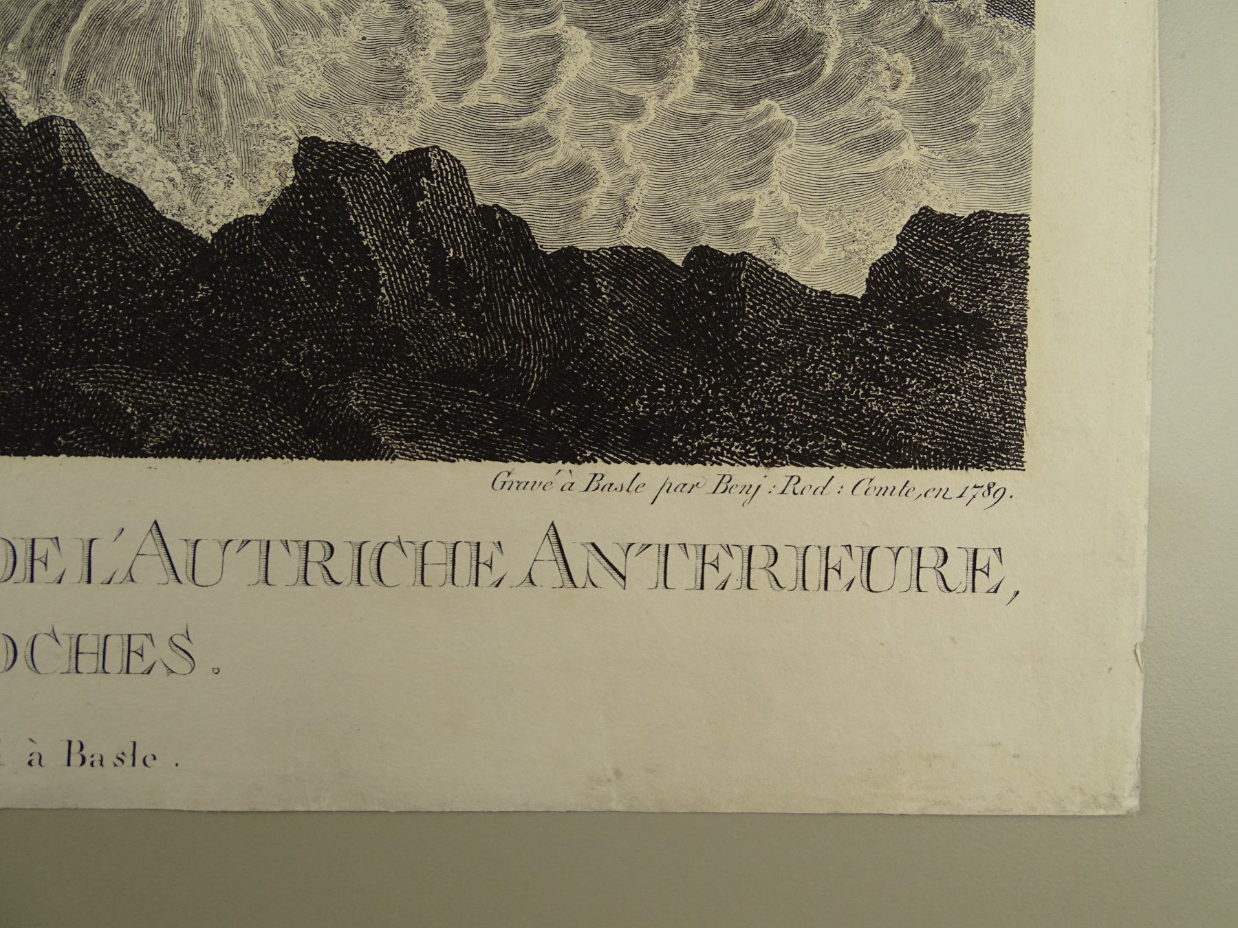 Stiche: LAUFENBURG, GROSSER KUPFERSTICH 1789 – Gebraucht aus Grüningen von Kartensammler 7