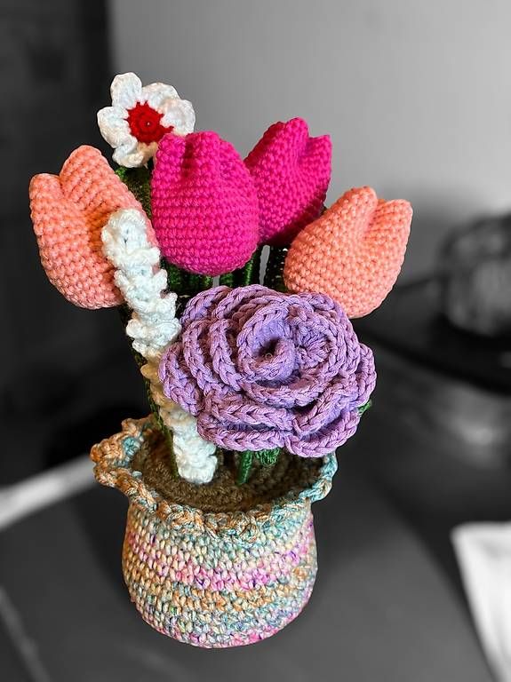 Tutte le decorazioni: Ewige Häkelblumen  – Usato da Felben wellhausen venduto da Clau21