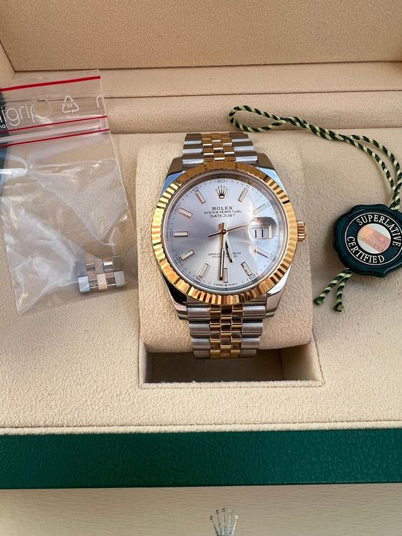 Rolex Datejust 41 Edelstahl Gelbgold Bicolor 126333 Fullset Kaufen auf Ricardo