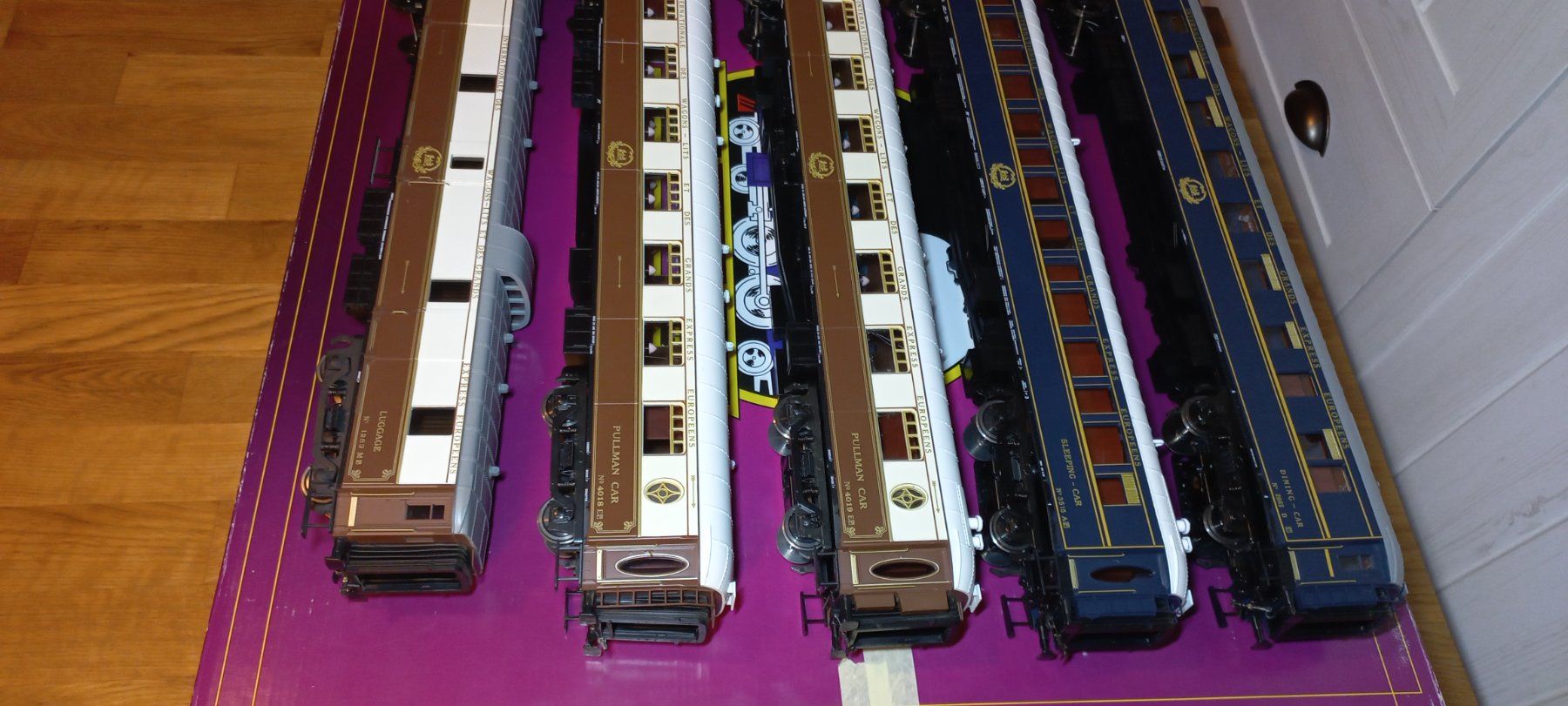 Modellini di ferrovie: M.T.H. Spur 0 Sncf CIWL / Pullman 5teilig – Usato da Olten venduto da bananariff 3