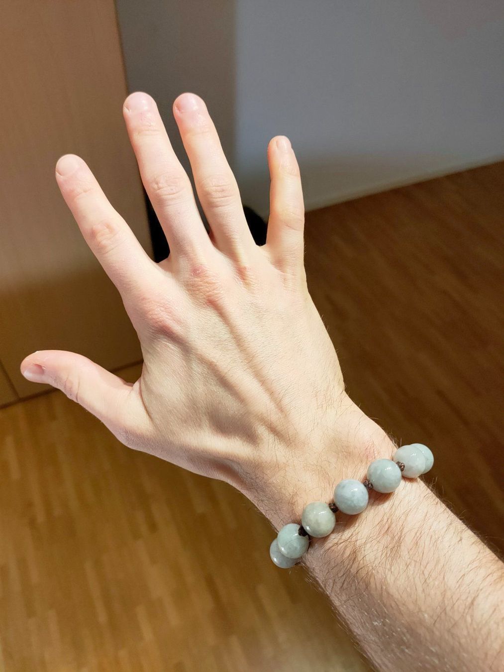 Bracciali & Braccialetti: Bracelet de billes en Jadéite birmane – Nuovo (secondo la descrizione) da Pully venduto da Sdyer 1