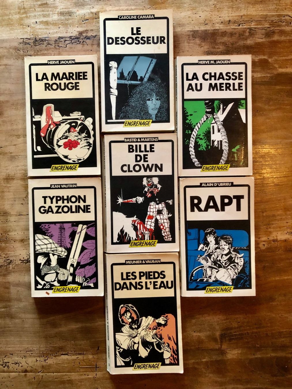 Libri: 7 volumes - policiers - collection Engrenage – Usato da Haute-Nendaz venduto da photoksar