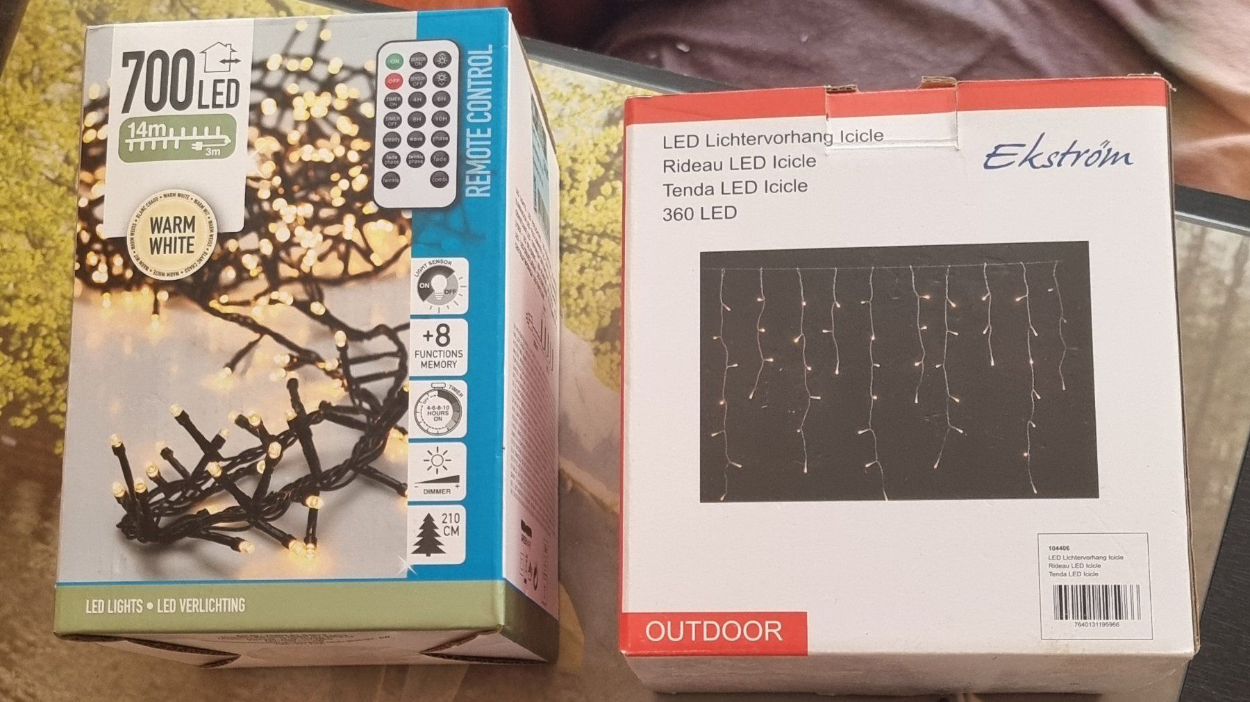 Guirlandes lumineuses: 2 Lichterketten mit Zeitschaltuhr – D'occasion à Konolfingen par Goofy021