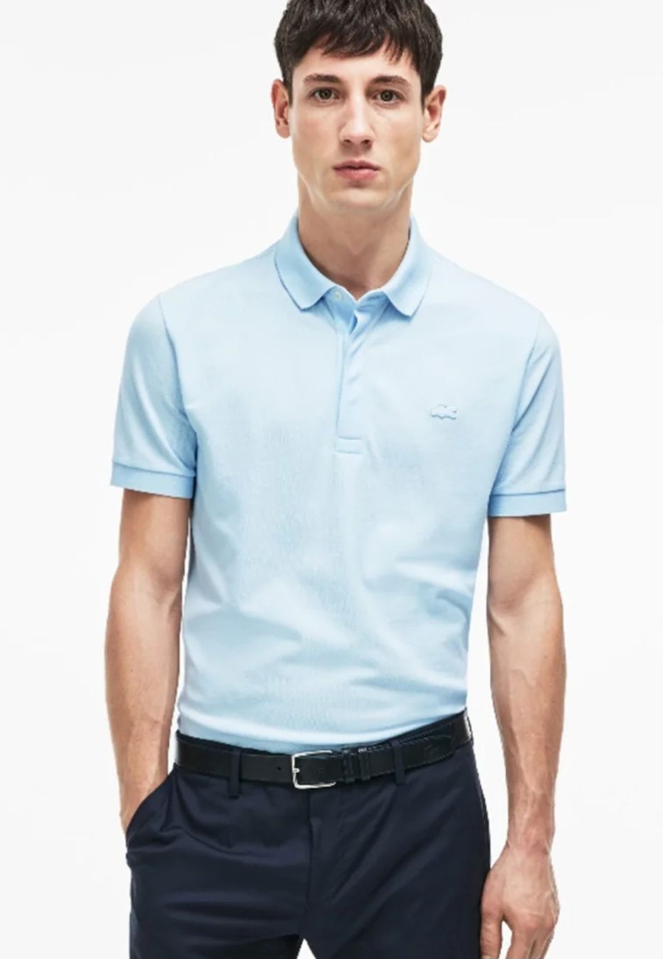 Lacoste Magliette Polo: Polo Lacoste homme bleu clair  – Nuovo e nell'imballaggio originale da Carouge GE venduto da lilysfc 1