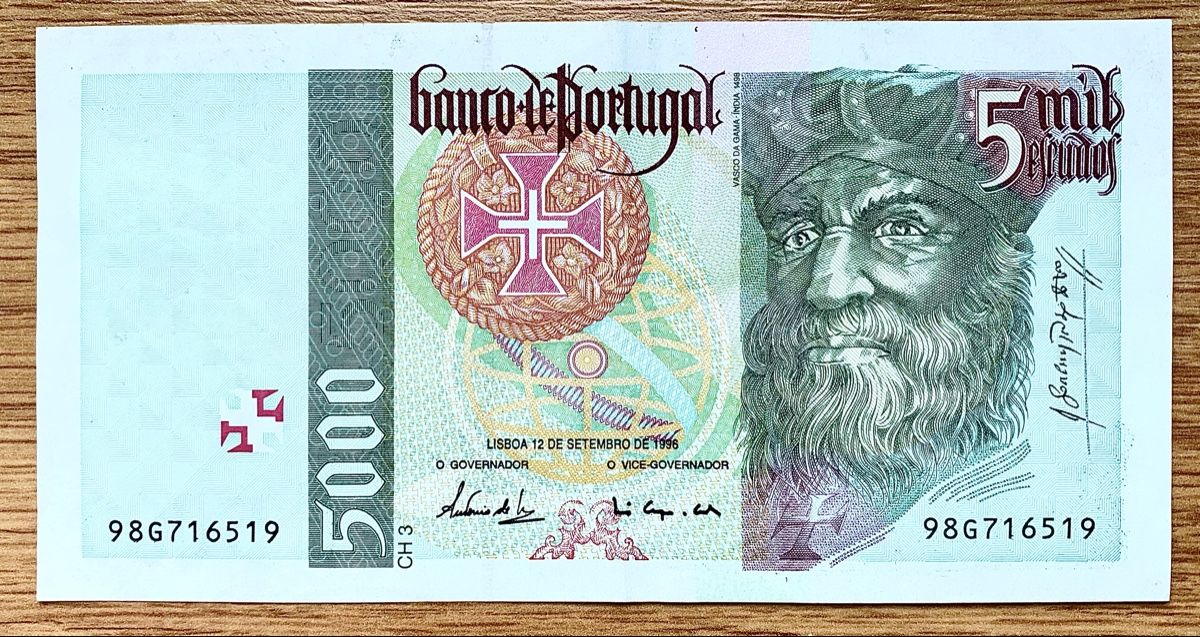 Banconote: 5000 Escudos Portugal 1996!!! – Usato da Oberentfelden venduto da NunoLouro