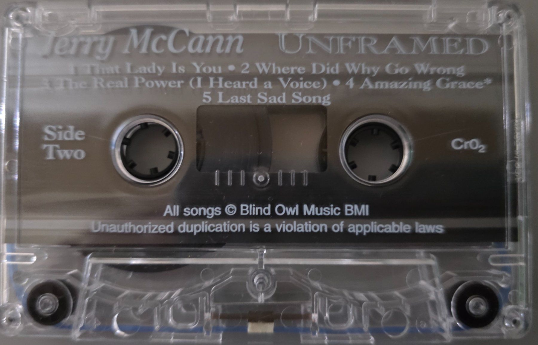 Musicassette: Jerry McCann MC – Unframed – Usato da Root venduto da atelier22 2