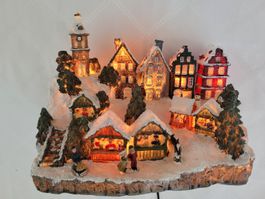 Decoration de Noël- Paysage village lumineux  Konst Smide