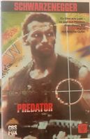 VHS Film Predator Arnold Schwarzenegger Action 1987