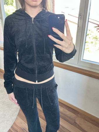 vintage juicy couture trackjacket black