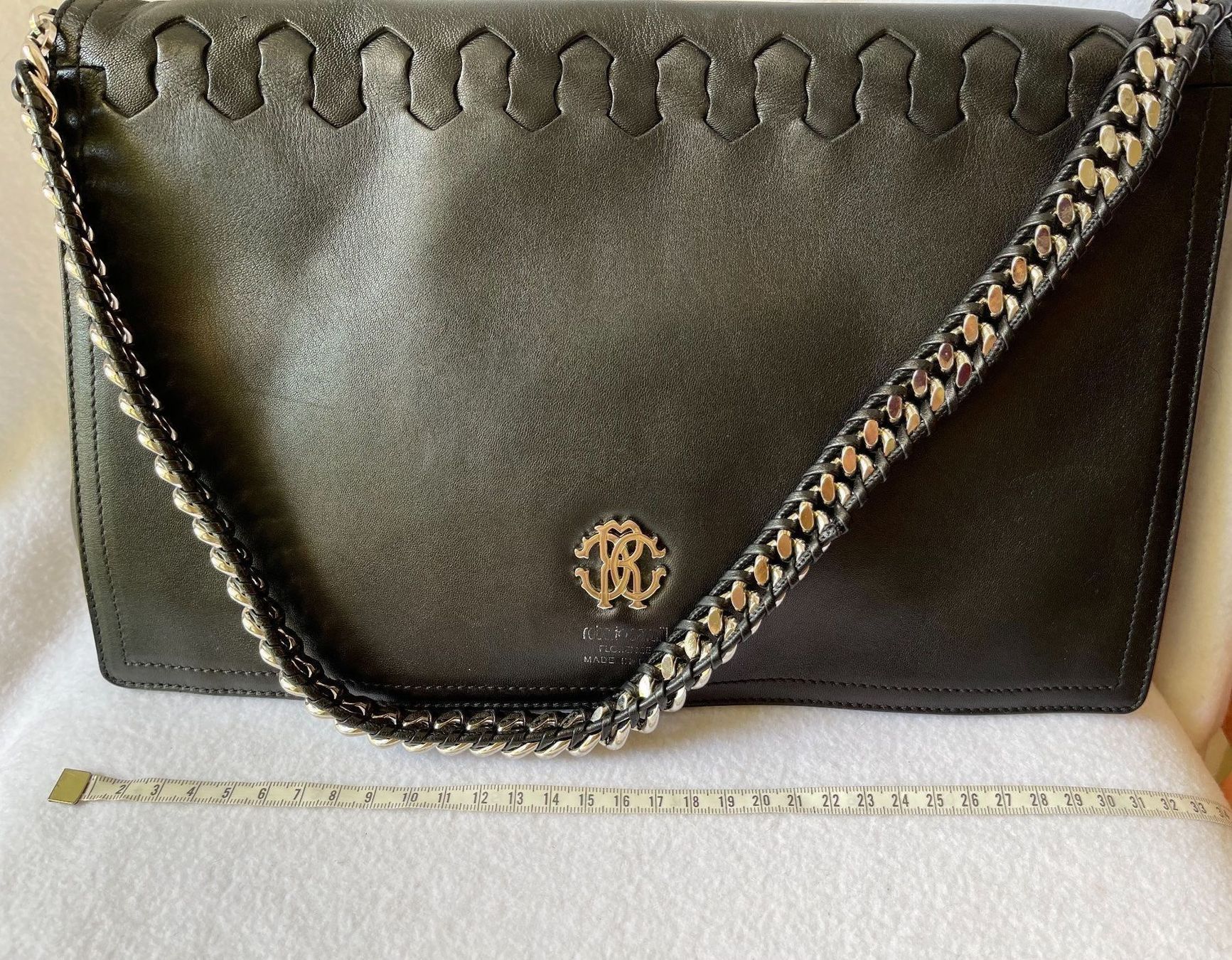 Roberto Cavalli Borse da donna: Roberto Cavalli sac à main cuir – Usato da Genève venduto da Annilu 4