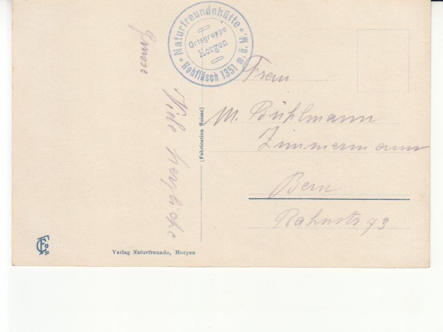 Cartoline postali: Zindlenspitz ca. 1930 – Usato da Bürglen TG venduto da StampGraf 1
