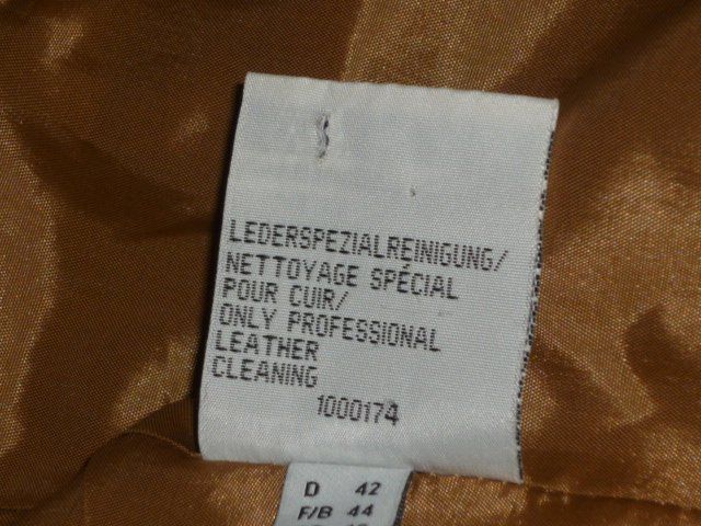 Madeleine Giacche: JACKE LEDER  GR. 42 MADELEINE  BRUSTBR. 110 CM. CA. – Usato da St.Gallen venduto da Anso 6