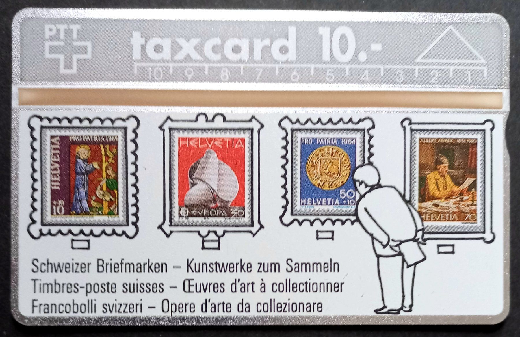 Swisscom Schede telefoniche: Taxcard - zu Briefmarke - CH – Usato da Niederuzwil venduto da lubimaja