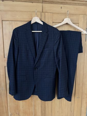 Hugo Boss Anzug Schurwolle 46