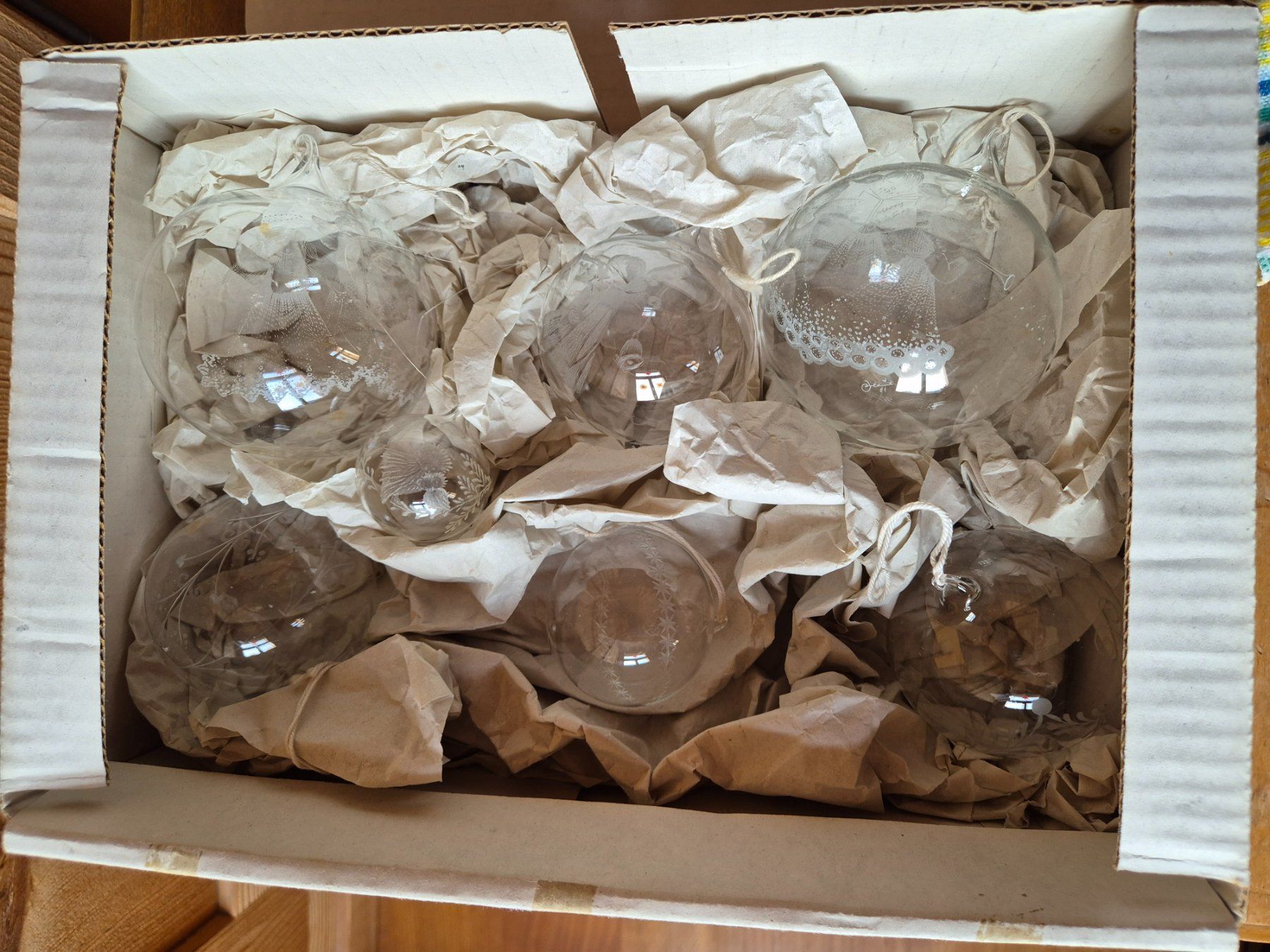 Tutte le decorazioni: 7 Christbaumkugeln Glas, sehr edel – Usato da Buchs SG venduto da MStBu