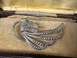 Antike Silber Brosche 800