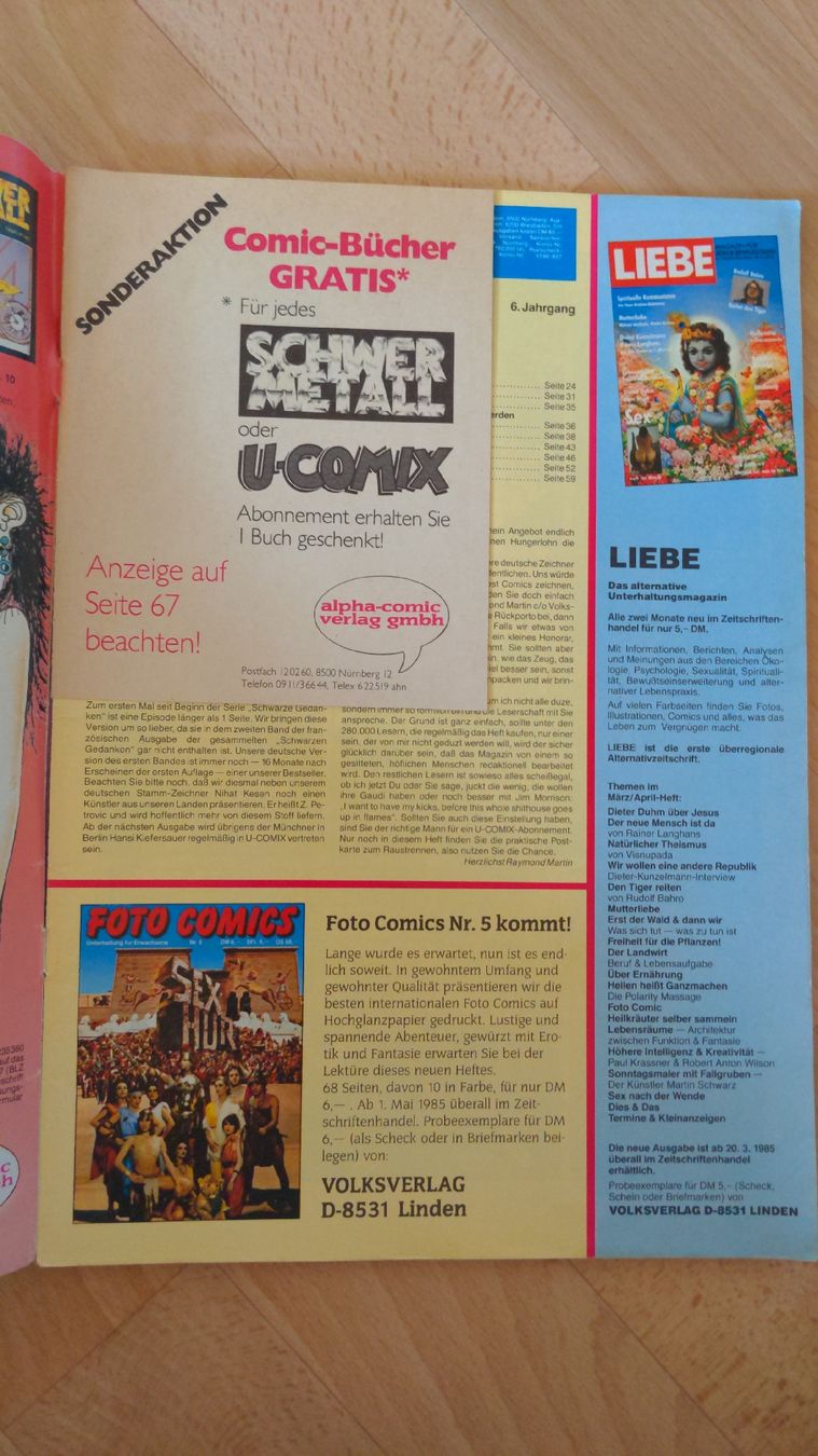 Comics: U-Comix Nr. 57 Comic Strips für Erwachsene – Gebraucht aus Niederscherli von Mon_Art 1