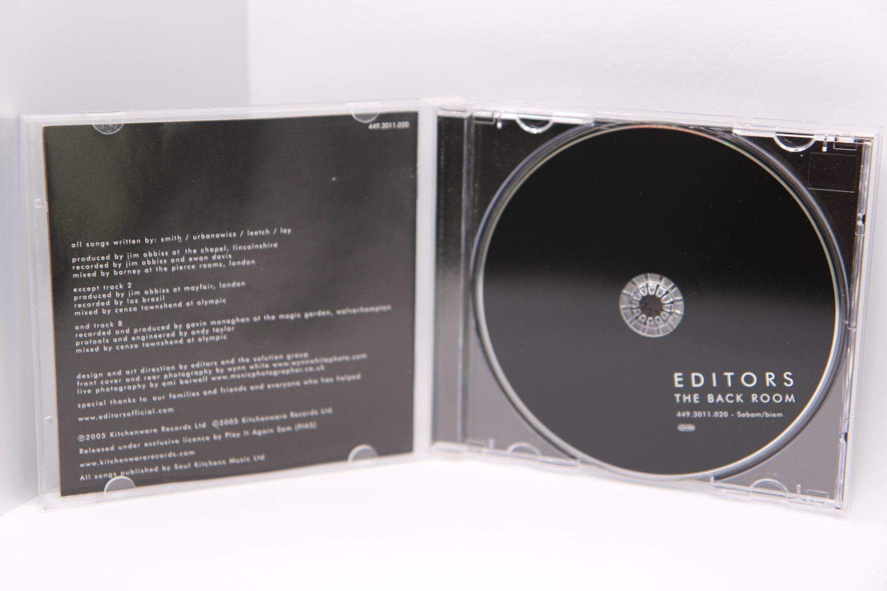 CDs: CD Editors – The Back Room – Gebraucht aus Ernetschwil von luisvonerni 2