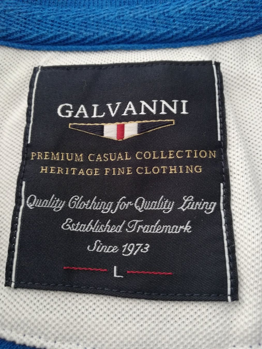 Polo-Shirts: Polo Galvani bleuvif L – Gebraucht aus Genève von ant_5hwp 7