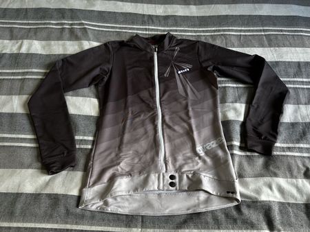 ION Radtrikot langarm grau mit Reissverschluss Gr. L 