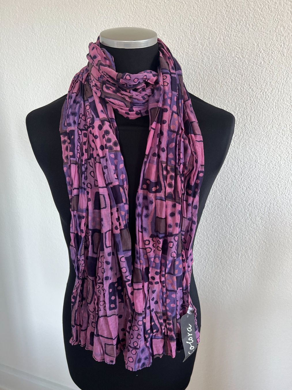 Colora Foulard & Sciarpe: Colora Schal, 27% Seide, Lila, NEU – Nuovo e nell'imballaggio originale da Worb venduto da farben20zauber 2