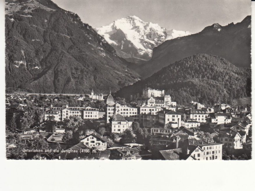 Ansichtskarten: Interlaken ca. 1950 – Gebraucht aus Bürglen TG von StampGraf