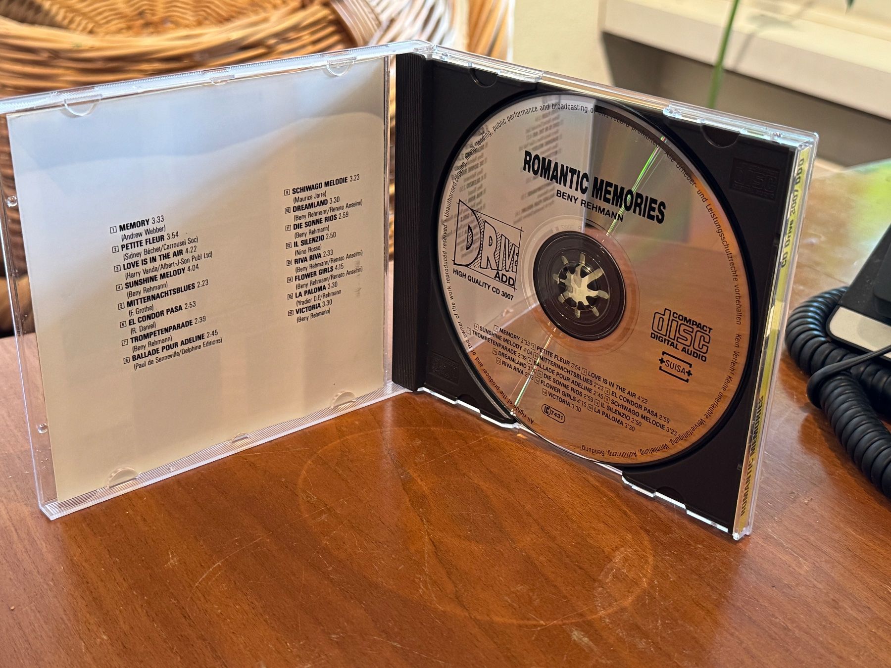 CDs: Beny Rehmann - Romantic Memories - HG42A – Gebraucht aus Küsnacht ZH von swisssales.net 2