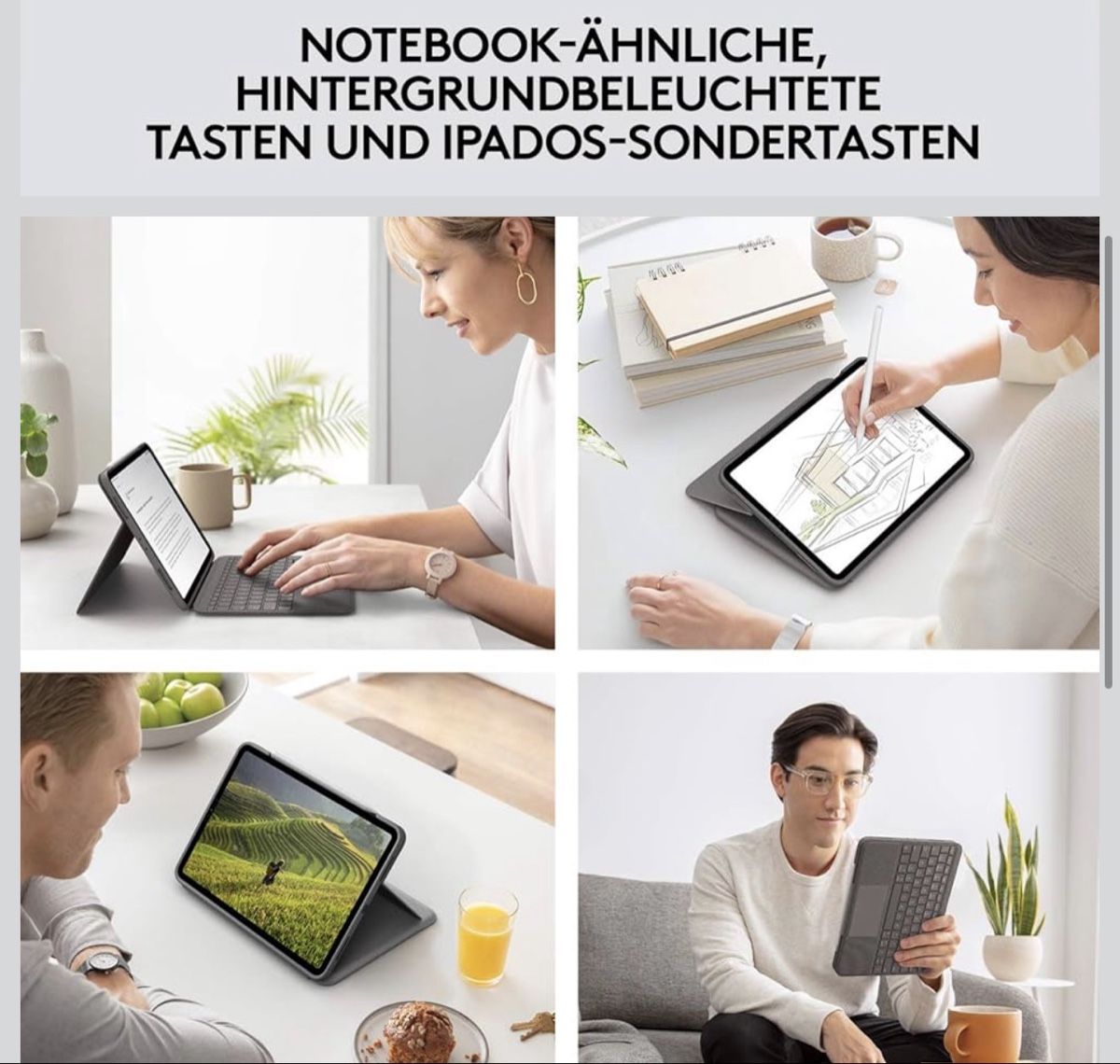 Logitech Tastaturen: Logitech Folio Touch - IPad Tastatur – Neu (gemäss Beschreibung) aus Staufen von dani1313ch 3