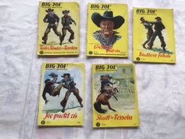 5x Big Joe's Wildwest-Abenteuer (1955/56) – Rarität