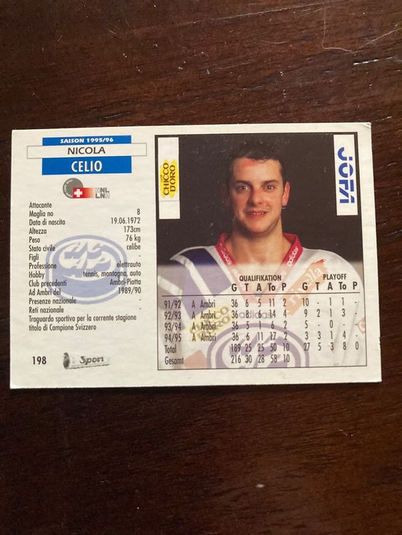 Nicola Celio HC AmbriPiotta 9596 Kaufen auf Ricardo