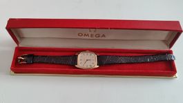 Vintage Omega De Ville Damenuhr vergoldet, Handaufzug (2WU)