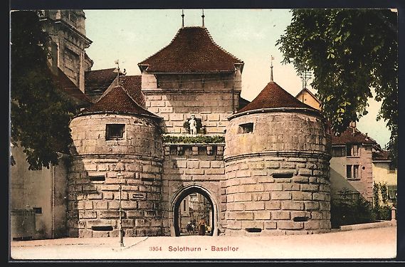 Cartoline postali: AK Solothurn, Baseltor – Usato da Berlin venduto da bartko-reher