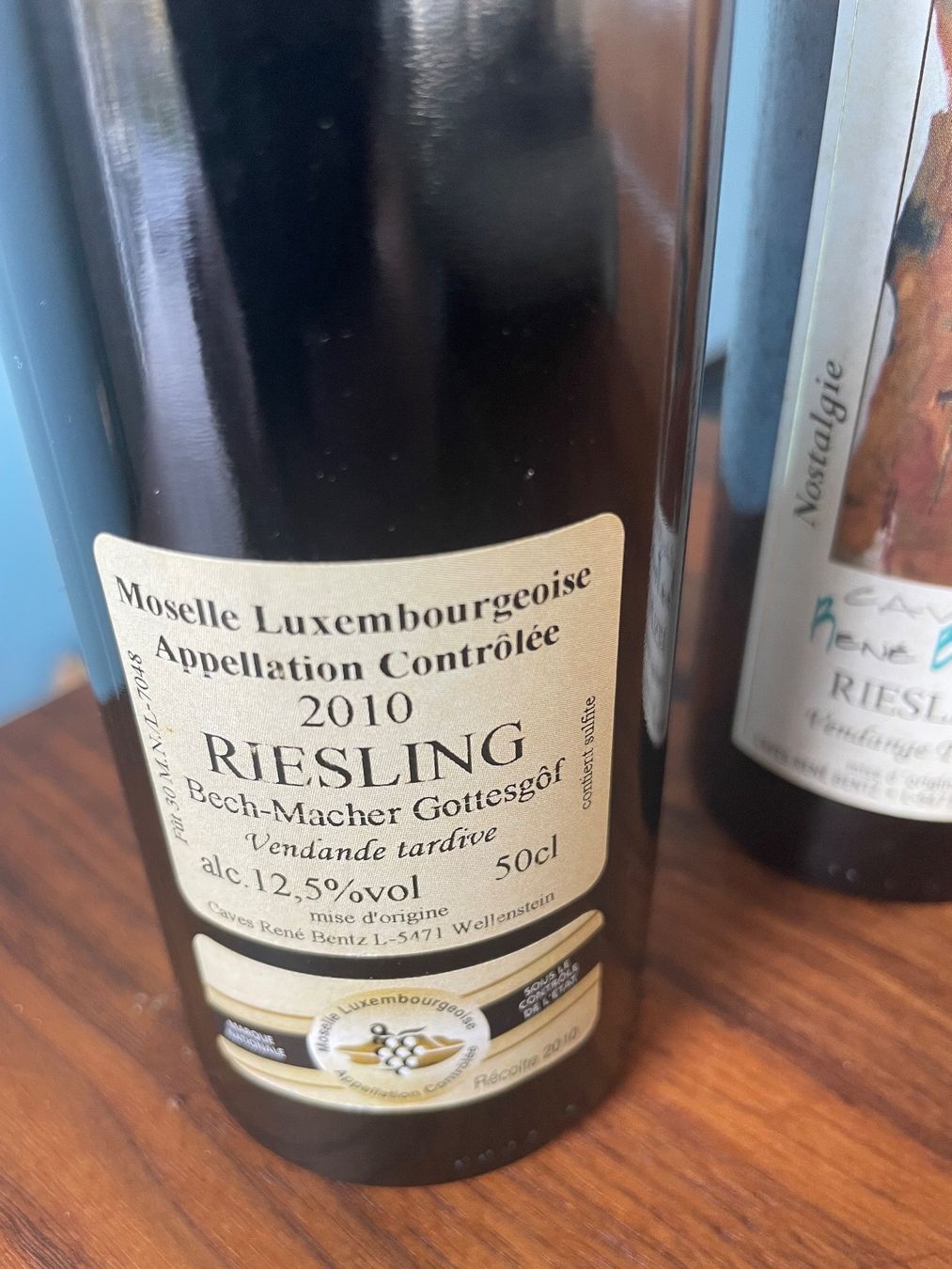 Vins: Riesling Nostalgie Vendage Tardive 2010 – D'occasion à Dänikon ZH par snowfish26 2