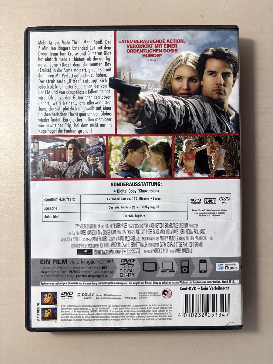 Tutti i DVDs: Knight and Day(0605) – Usato da Ruswil venduto da Slivio_ 1