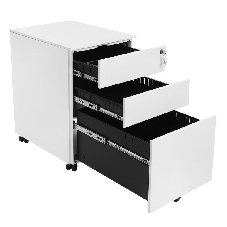 Banconi: Rollcontainer Stahl Büroschrank mit 3 Schubladen THOR – Nuovo e nell'imballaggio originale da Lachen SZ venduto da MAMORU-MOEBEL 5